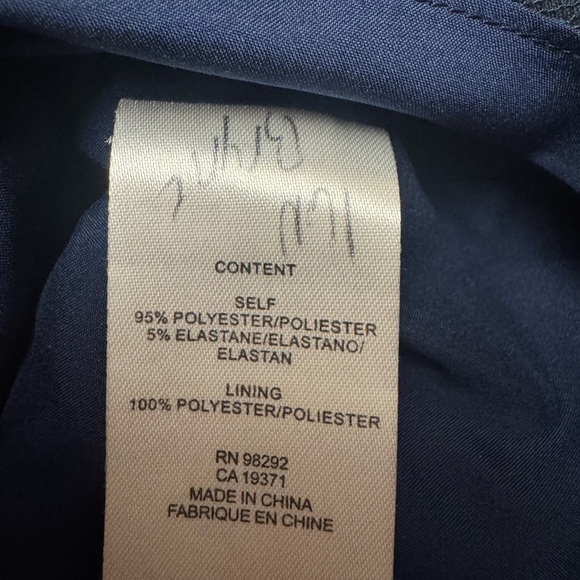 Tibi Bell Sleeve Sheath Dress Midnight Navy Blue Size 10 Office Career Cocktail - Picture 10 of 12